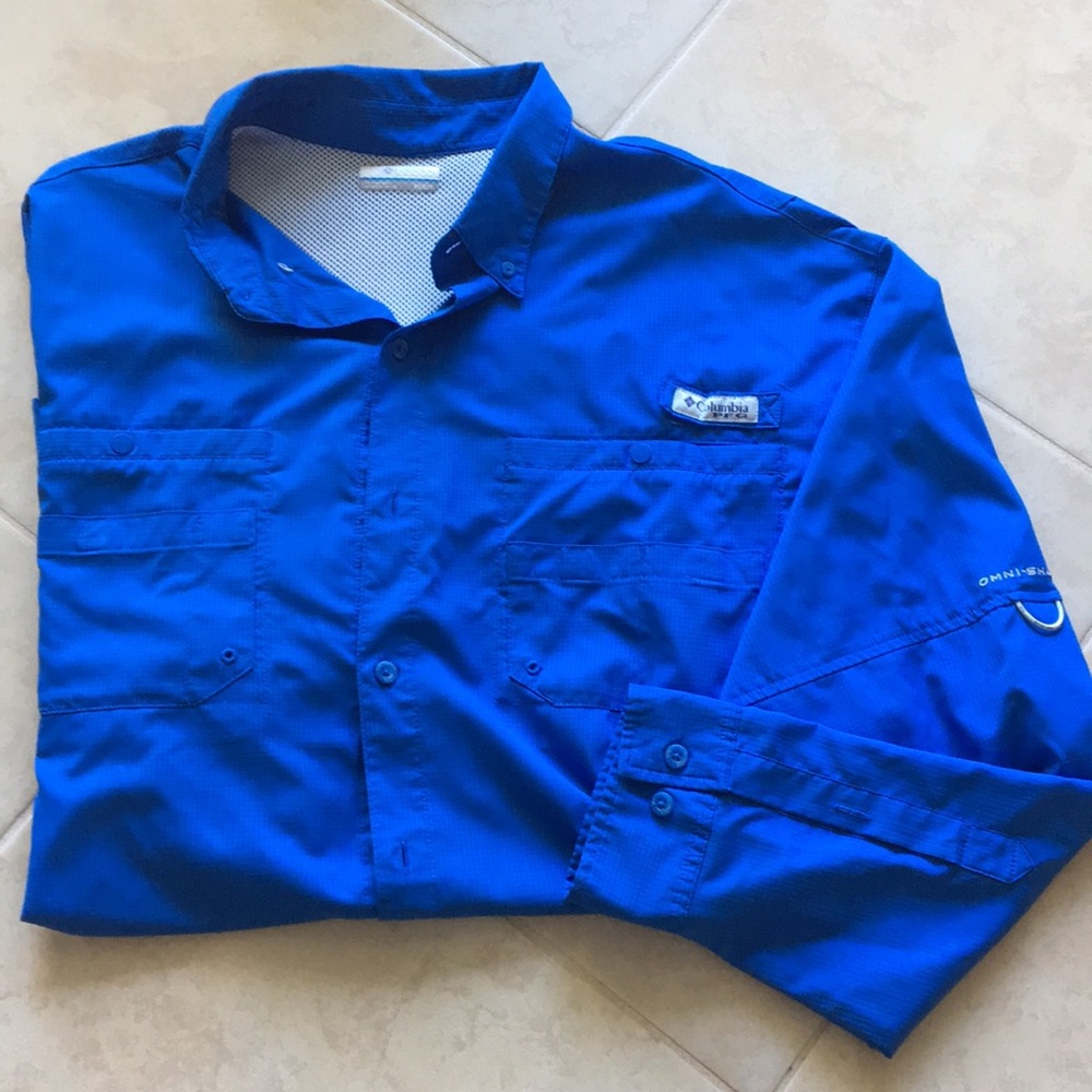 Columbia Men’s Long sleeve XXL Blue